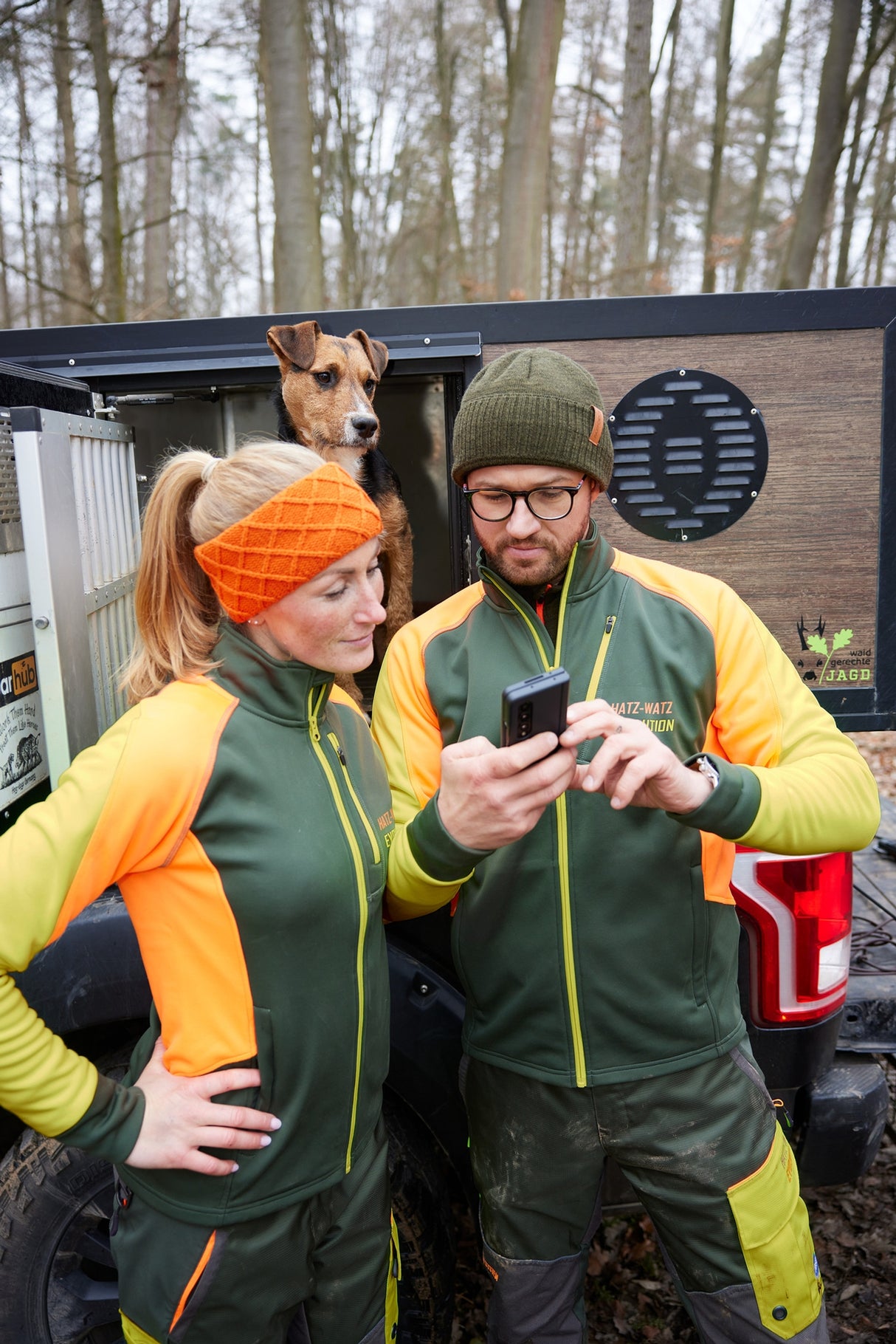 Parforce - Hatz-Watz power stretch fleece-jakke