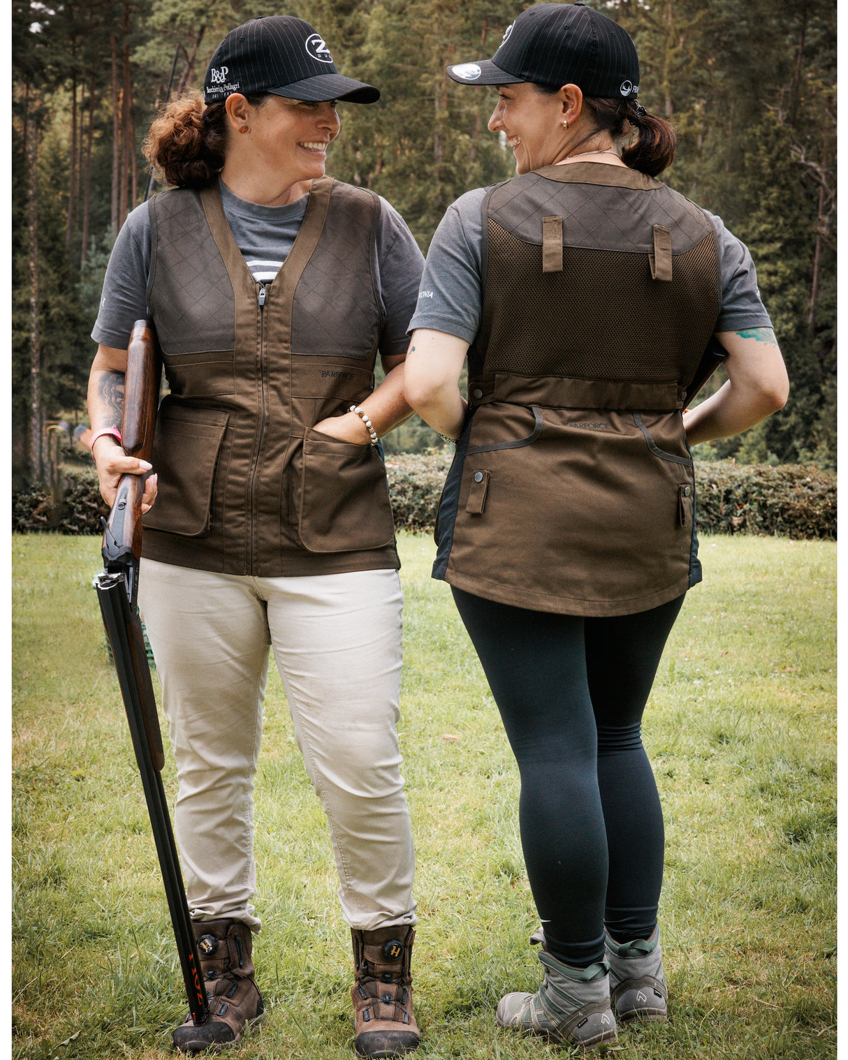 Parforce - Skydevest til damer med mesh-ryg