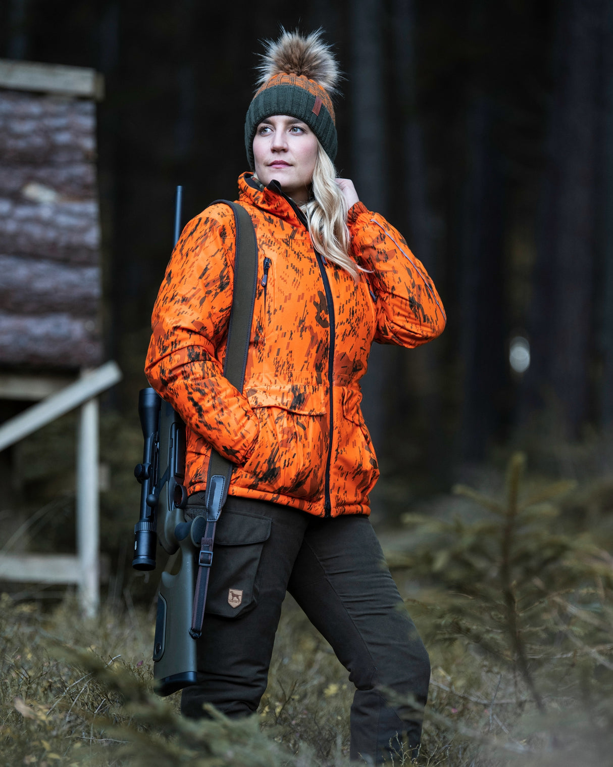 Parforce - Vinterjagtbukser til damer Ultimate® Huntex take-off bib