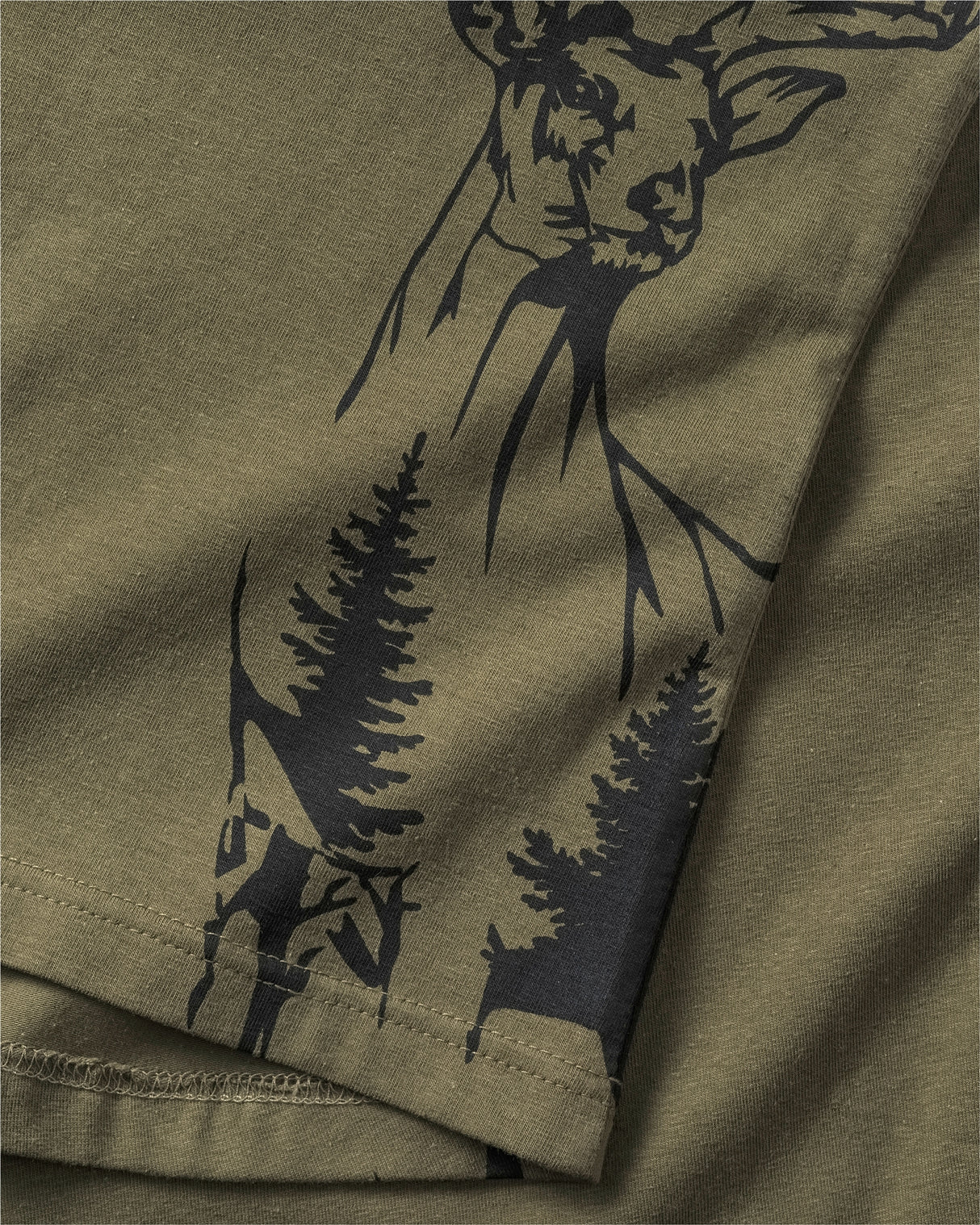 Parforce - T-shirt til damer med hjorteprint