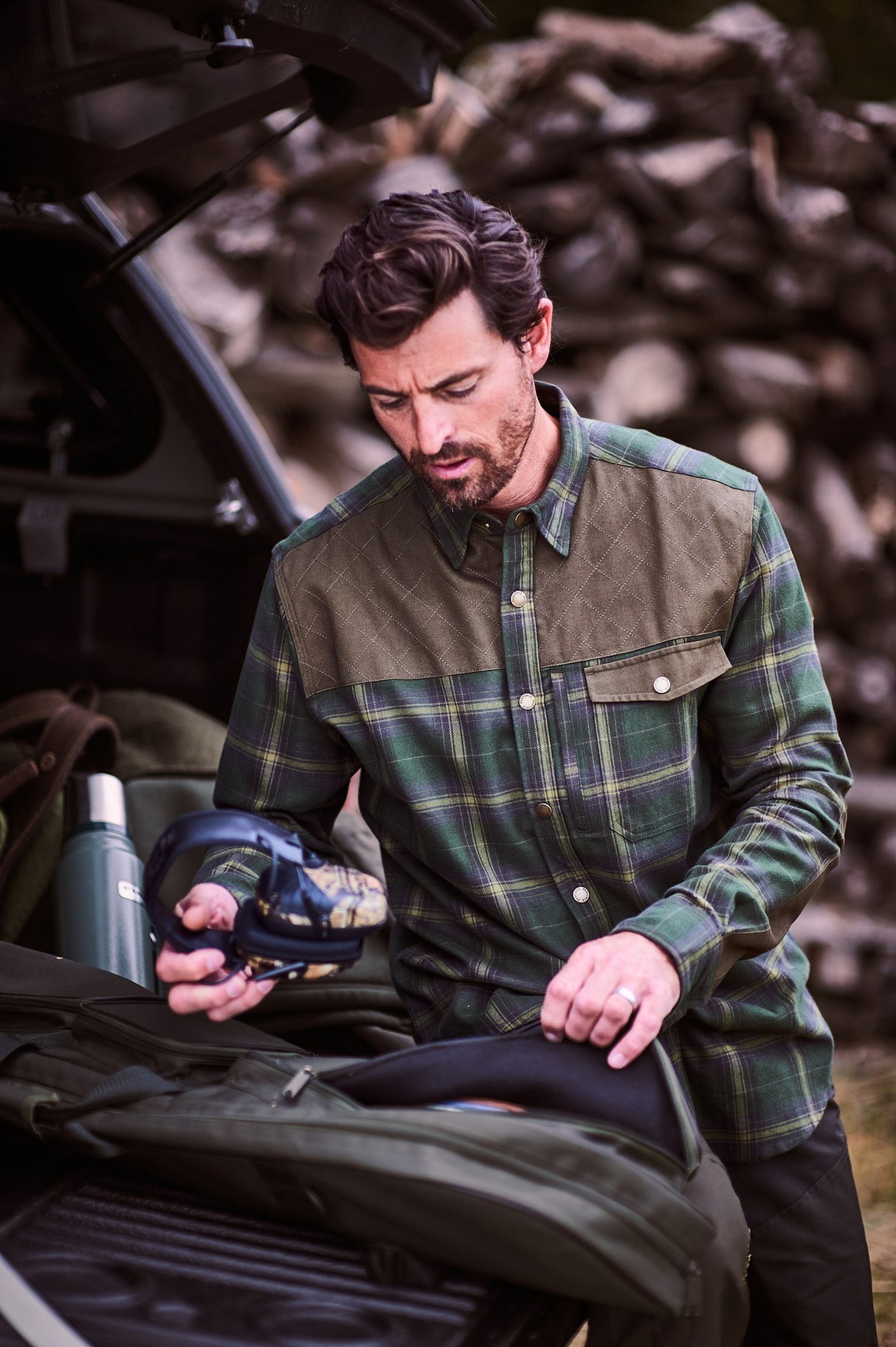 Parforce - Taunus-jagtskjorte med trykknapper