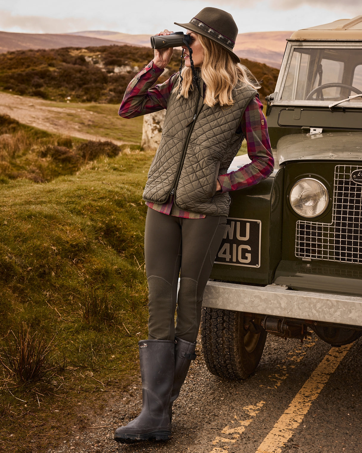 Parforce Traditional Hunting - Damehat med hjortebånd