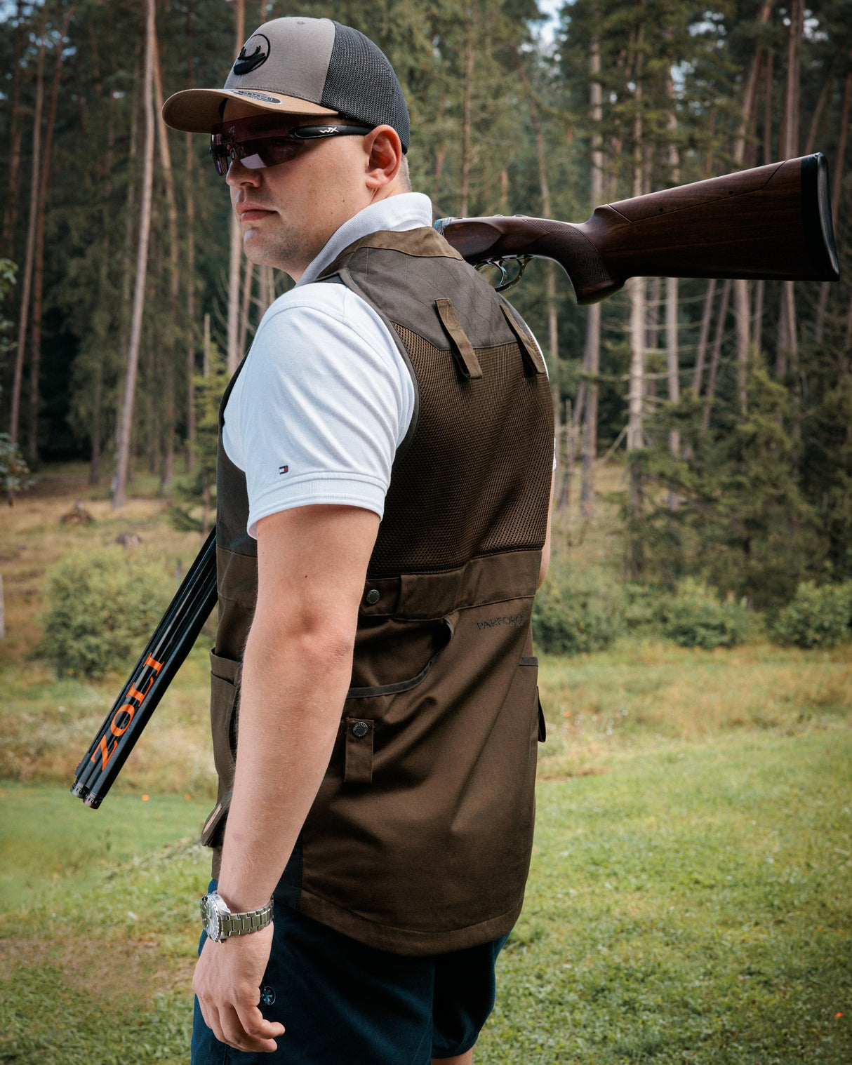 Parforce - Skydevest med mesh-ryg