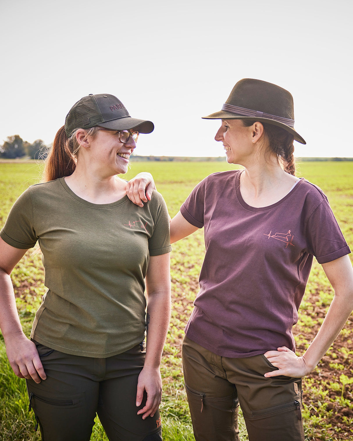Parforce - Sæt med 2 T-shirts til damer Heartbeat