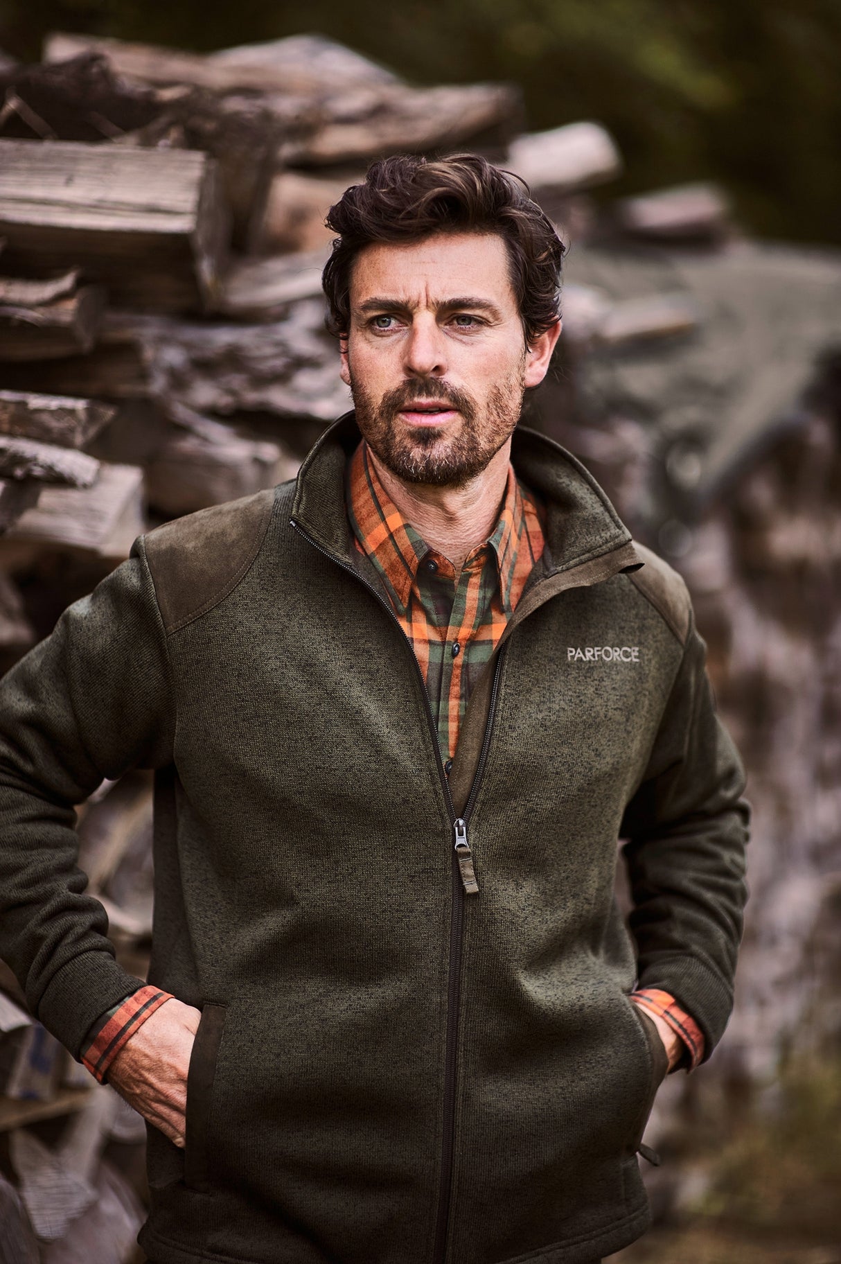 Parforce - Strikket fleecejakke til jagt Eifel