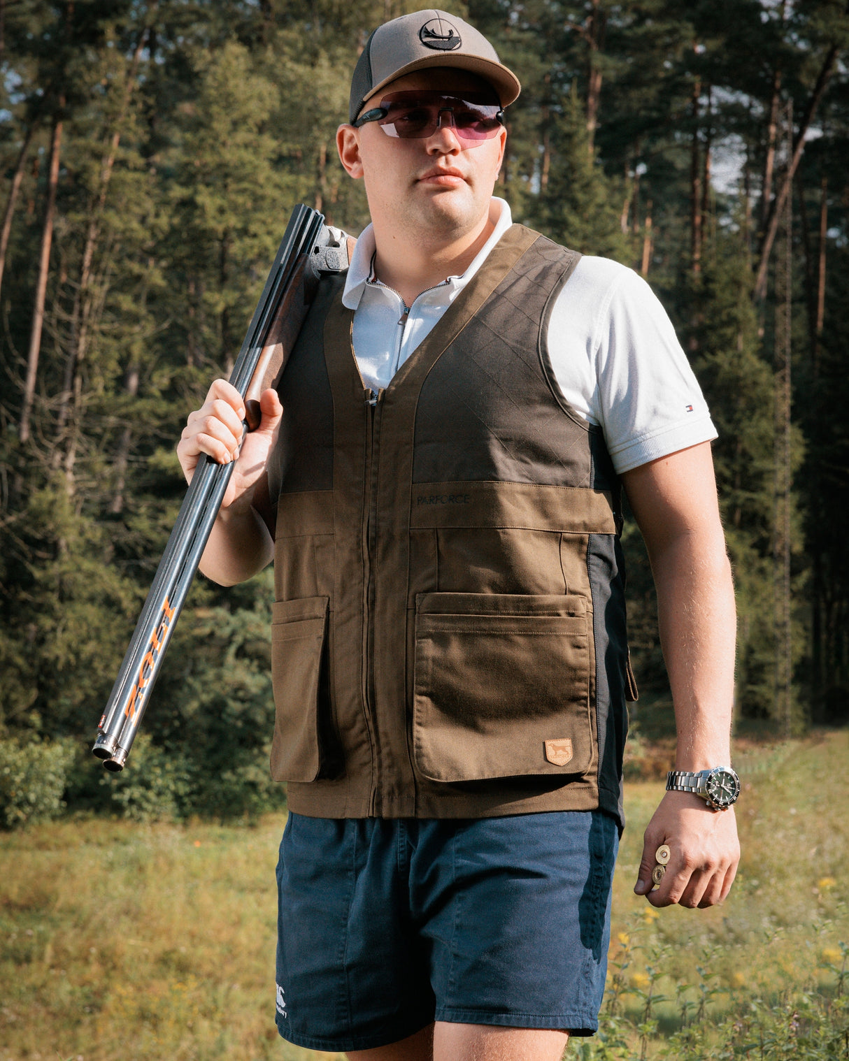 Parforce - Skydevest med mesh-ryg