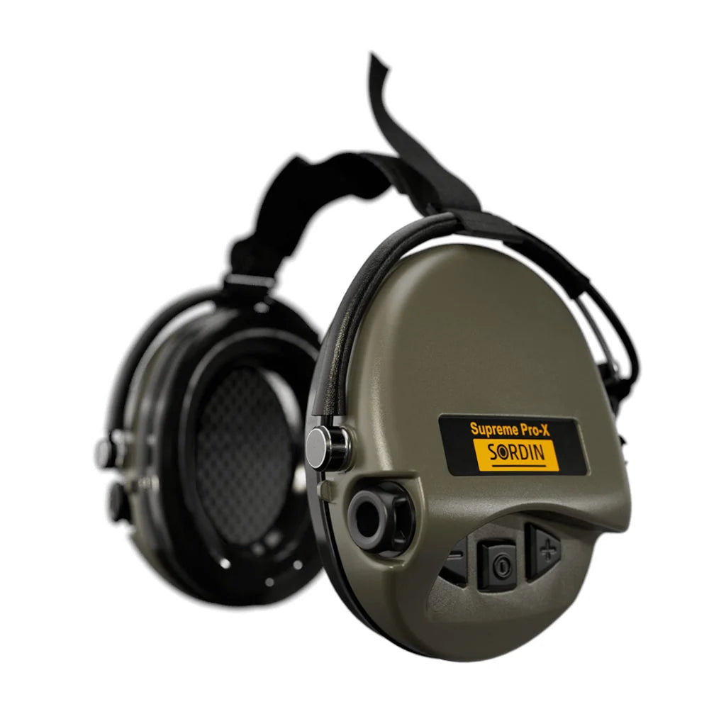 Sordin - Supreme Pro X Neckband Høreværn // Olivengrøn-1-XtraGrej