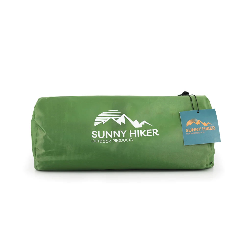 Sunny Hiker - Comfort Liggeunderlag m. Fodpumpe // Grøn-24-XtraGrej