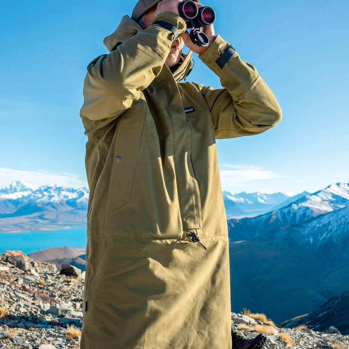 SWAZI - Tahr XP Anorak m. Pit Zips // Tussock Green-5-XtraGrej