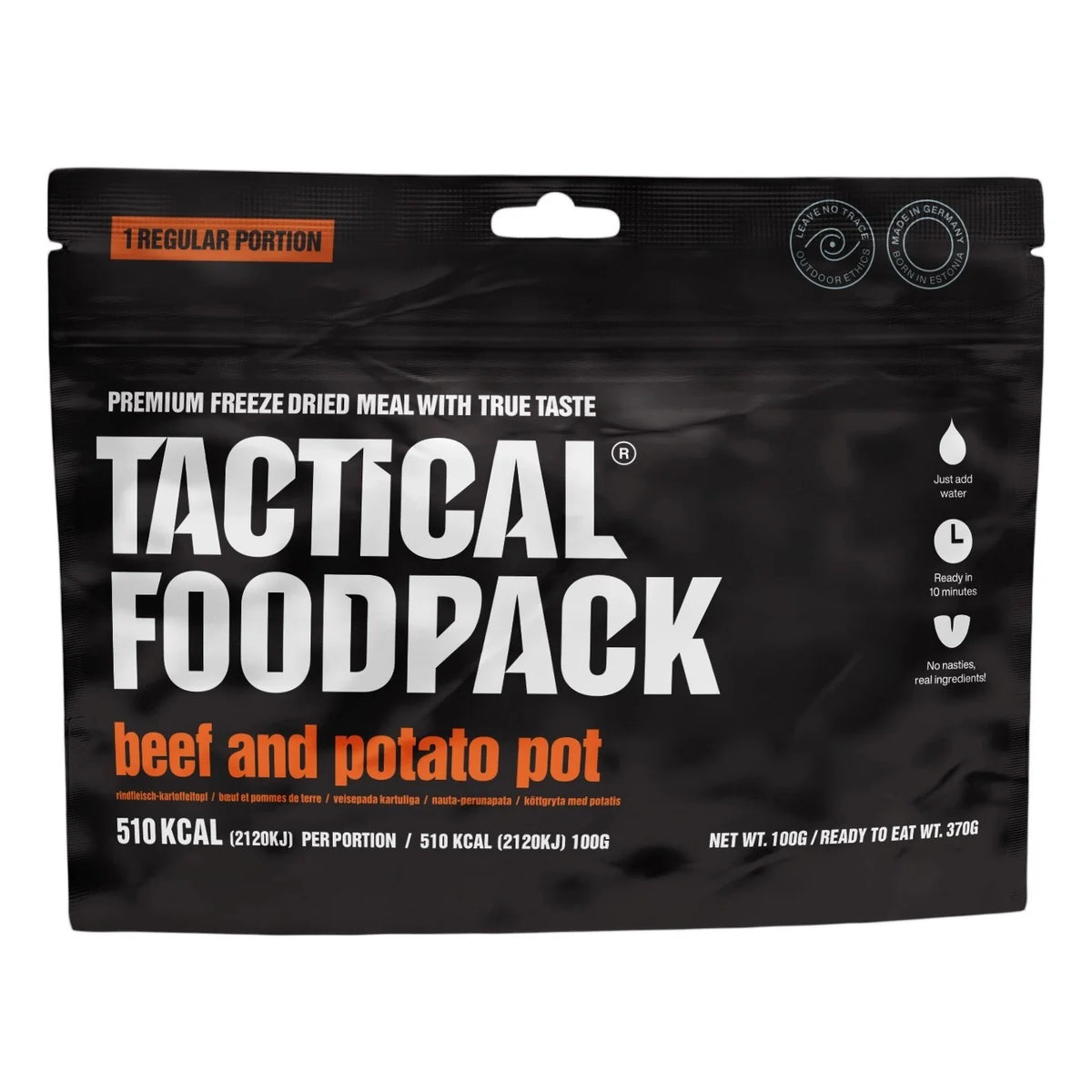 Tactical Foodpack - Stuvning Med Oksekød Og Kartoffel, 510 kcal-2-XtraGrej