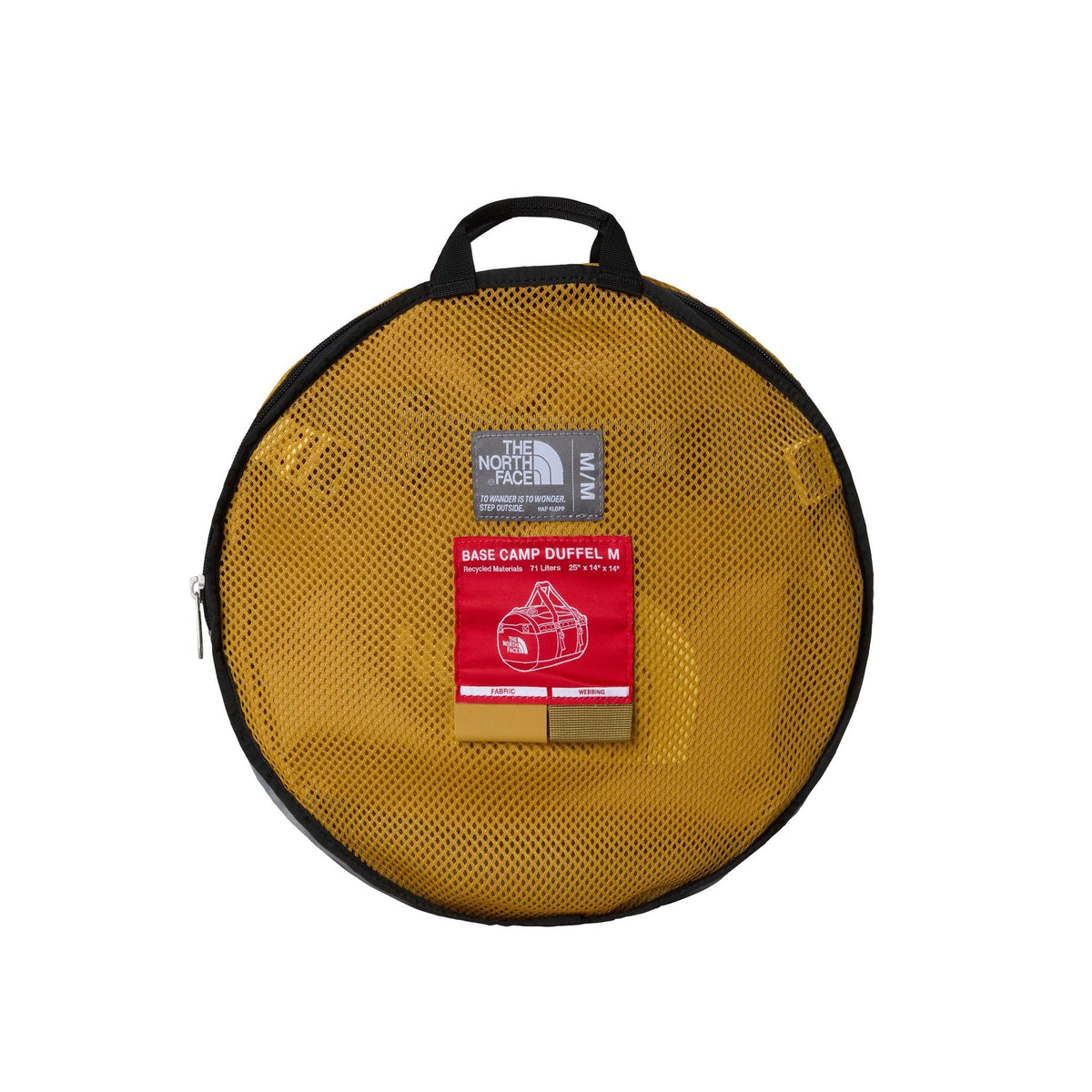 The North Face - Base Camp Duffel Bag Medium 71L // Golden Tan / Cedar / Honeye-4-XtraGrej