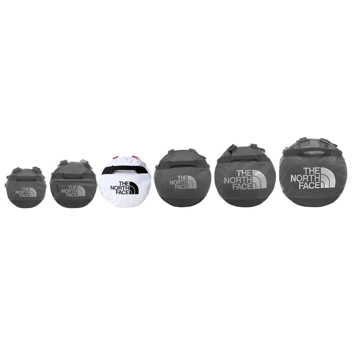 The North Face - Base Camp Duffel Bag Medium 71L // Hvid/ Rød-5-XtraGrej