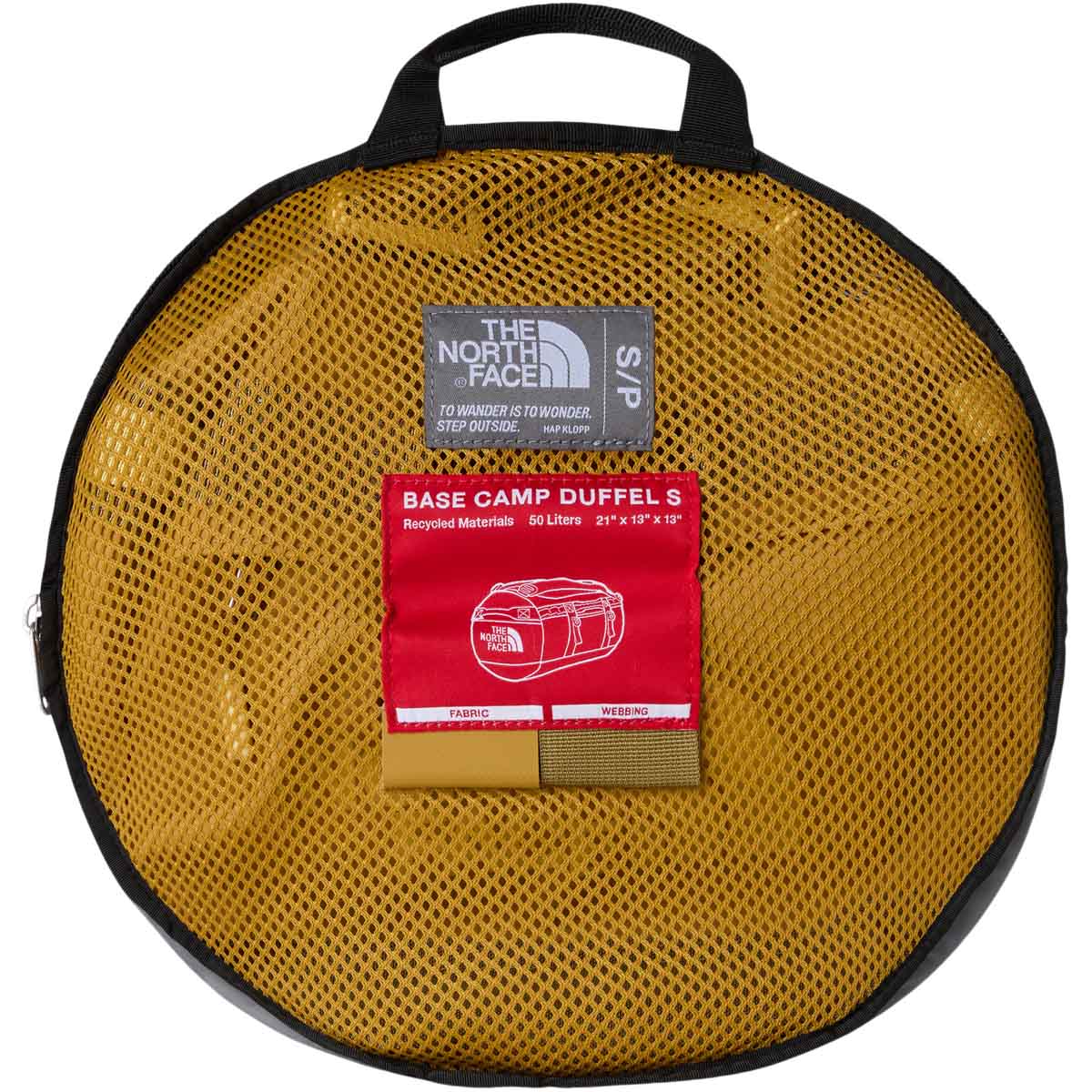 The North Face - Base Camp Duffel Bag Small 50L // Golden Tan / Cedar / Honeye-4-XtraGrej