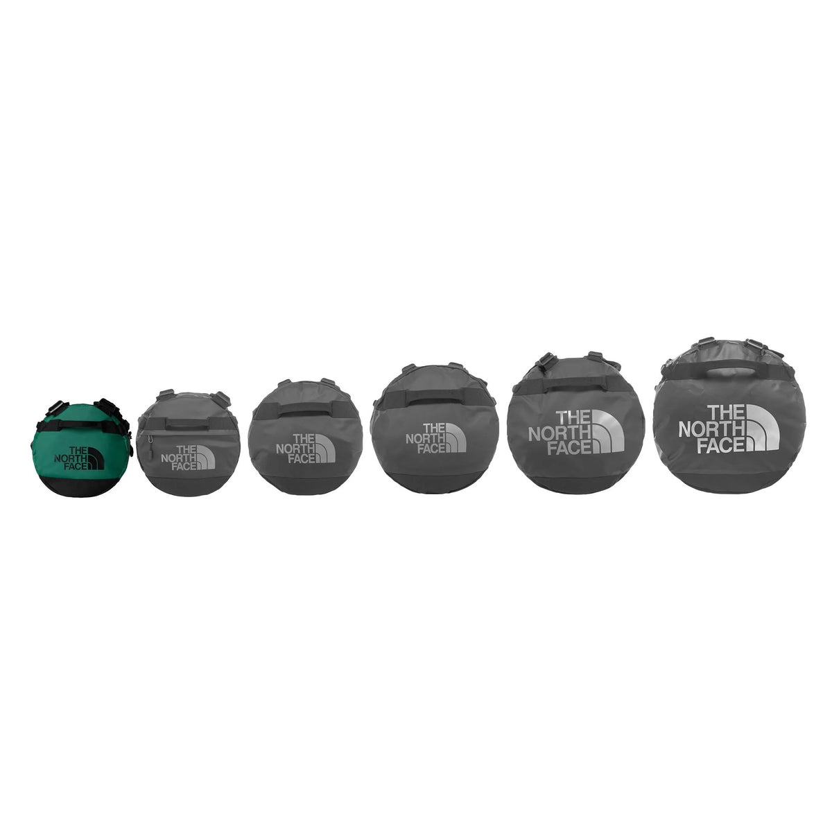 The North Face - Base Camp Duffel Bag XS 31L // EverGreen/Black-5-XtraGrej
