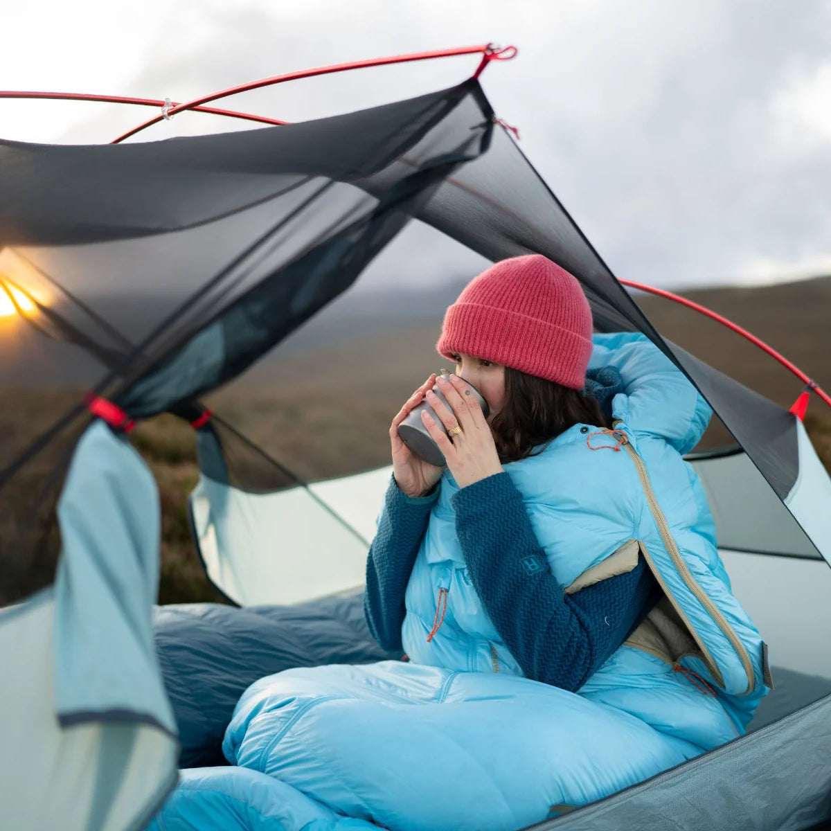 Therm-A-Rest - Boost 650 Dunsovepose -6 °C // Morning Blue-6-XtraGrej