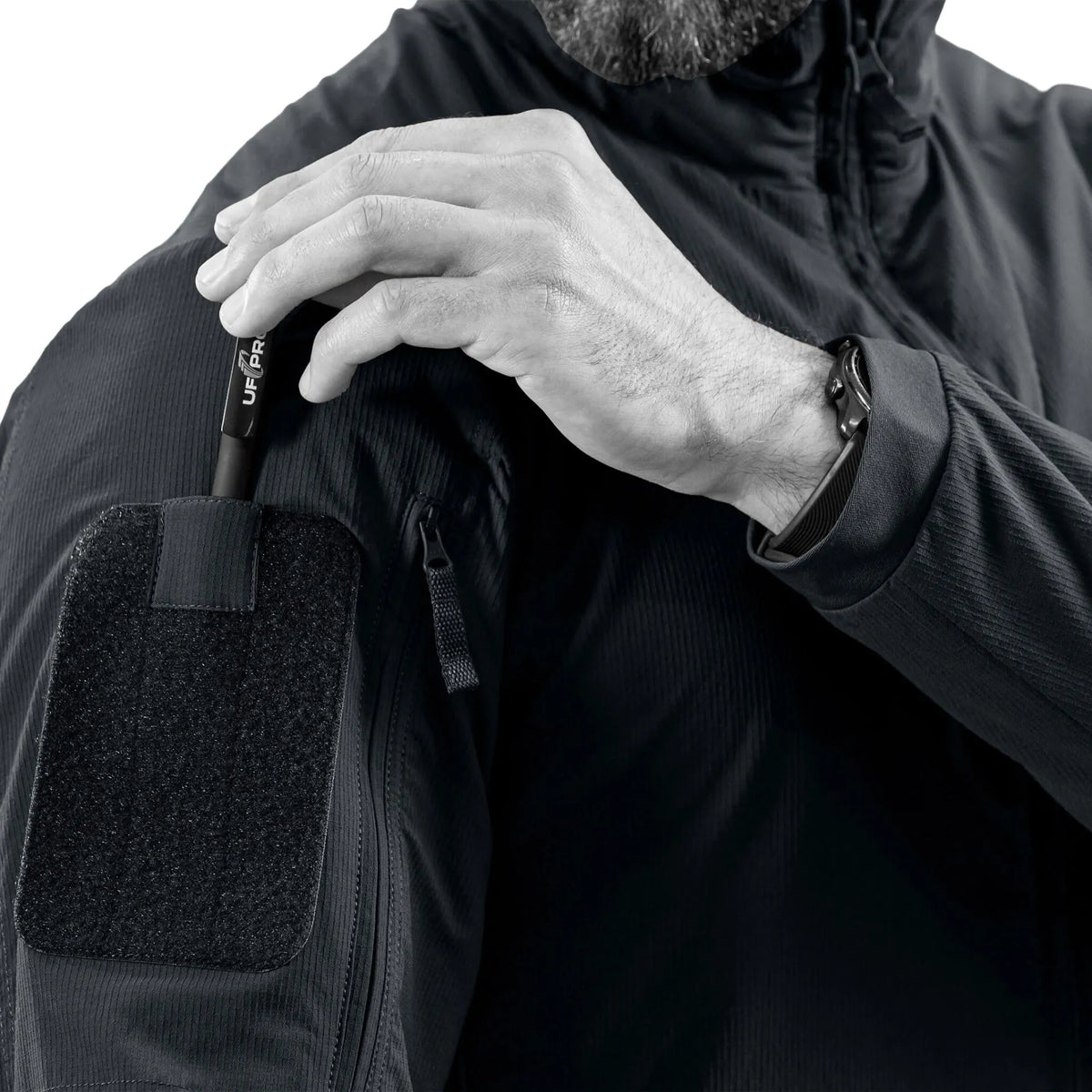 UF PRO - Hunter FZ Gen 3 Tactical Softshell Herrejakke // Sort-7-XtraGrej
