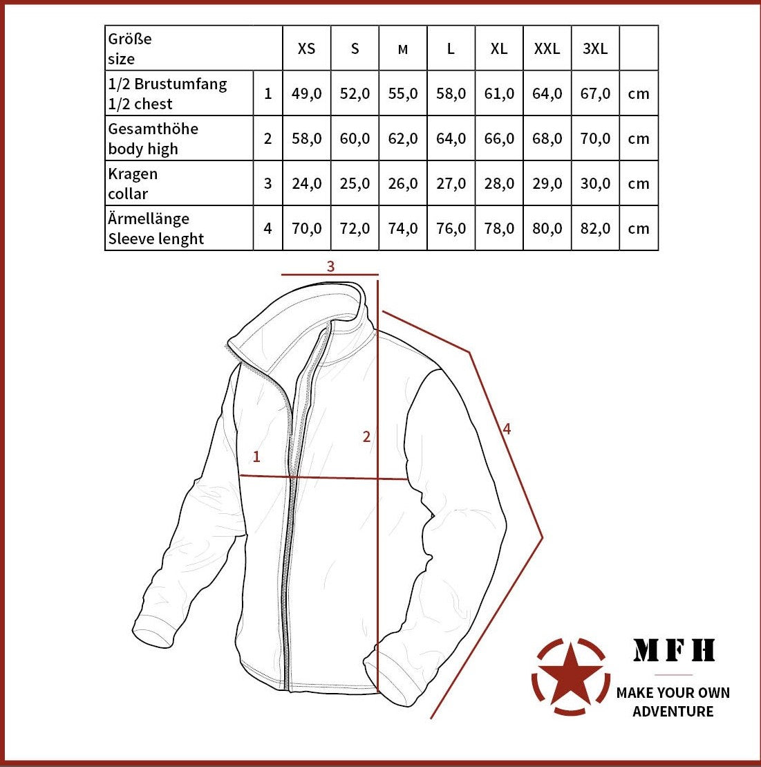 MFH US Tactical Under Jacket