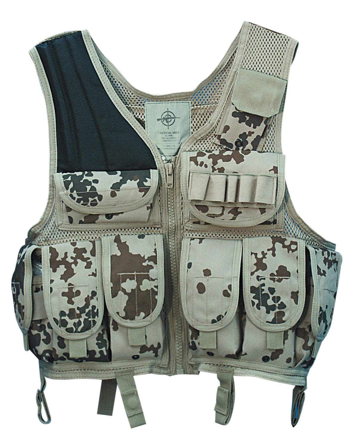 Tactical Kampvest i Ørken camouflage