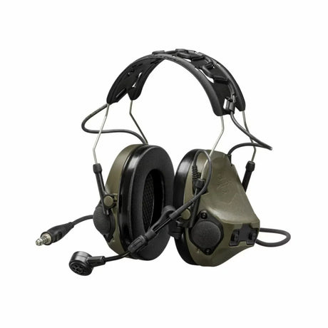 3M Peltor - ComTac VIII Høreværn 4-benet 29 dB // Grøn-1-XtraGrej