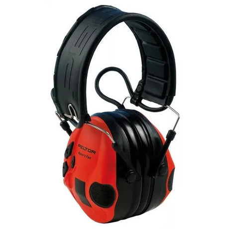 3M Peltor - SportTac Høreværn 26dB // Sort/Rød Kopper-2-XtraGrej