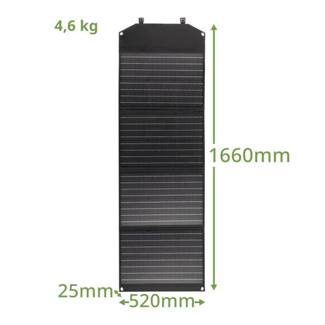 Bresser - Mobile Solar Solcellepanel 120W-8-XtraGrej