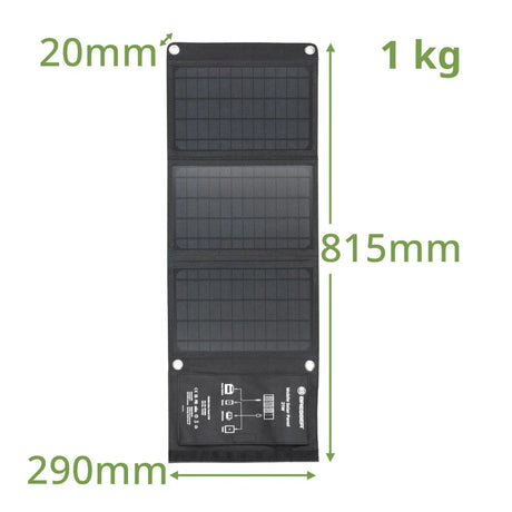 Bresser - Mobile Solar Solcellepanel 21W-2-XtraGrej