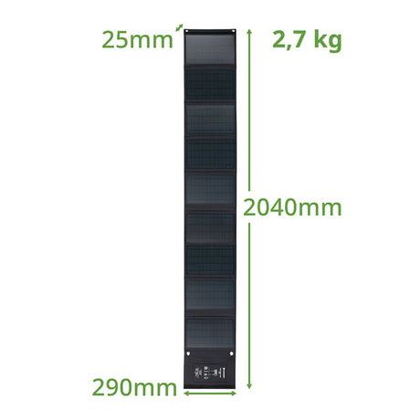 Bresser - Mobile Solar Solcellepanel 60W-3-XtraGrej
