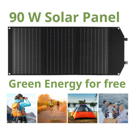 Bresser - Mobile Solar Solcellepanel 90W-5-XtraGrej