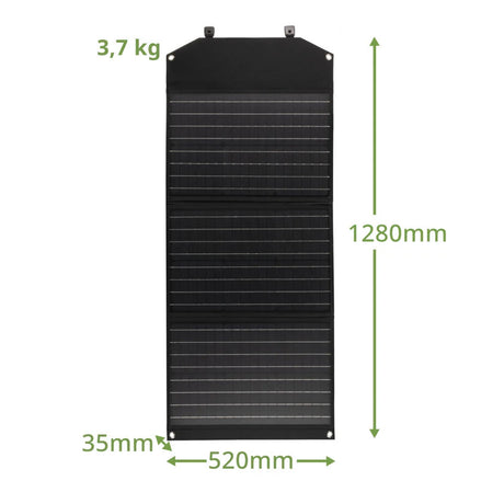 Bresser - Mobile Solar Solcellepanel 90W-7-XtraGrej