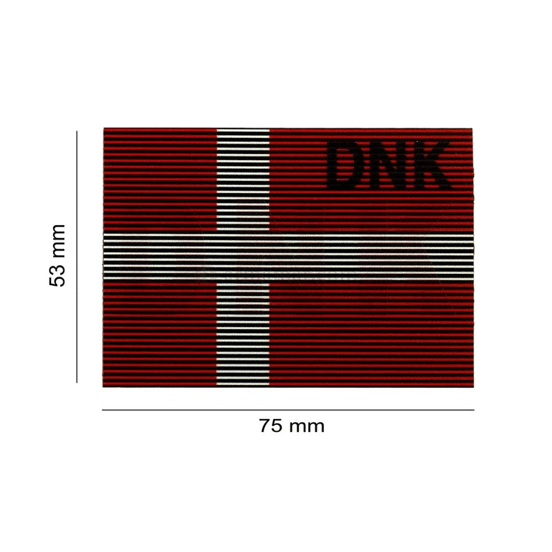 ClawGear - Dual IR Dannebrogsflag Patch // Rød / Hvid-3-XtraGrej