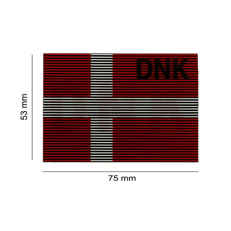 ClawGear - Dual IR Dannebrogsflag Patch // Rød / Hvid fra ClawGear - billede nr. 3 hos GrejFreak.dk