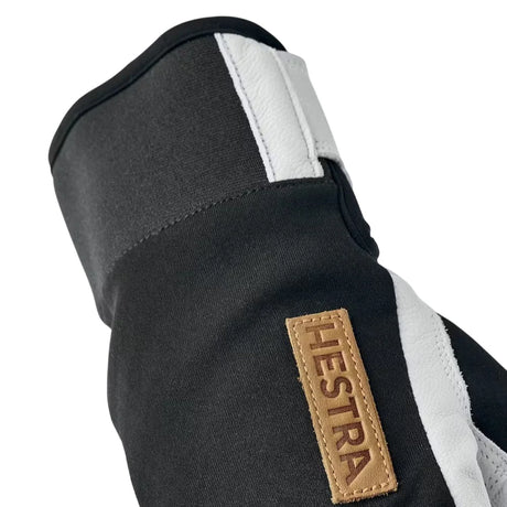 Hestra - Ergo Grip Active Wool Terry 5-Finger Handske // Black/Offwhite-5-XtraGrej