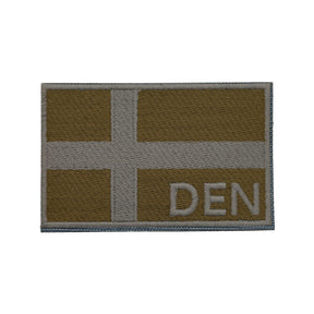 K-Force - Denmark Flag Patch // Olivengrøn-1-XtraGrej