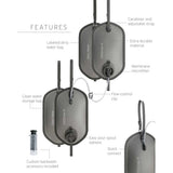 LifeStraw - Peak Series Gravity Vandfilter System 8L + 8L // Dark Mountain Gray fra LifeStraw - billede nr. 2 hos GrejFreak.dk