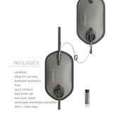 LifeStraw - Peak Series Gravity Vandfilter System 8L + 8L // Dark Mountain Gray fra LifeStraw - billede nr. 3 hos GrejFreak.dk