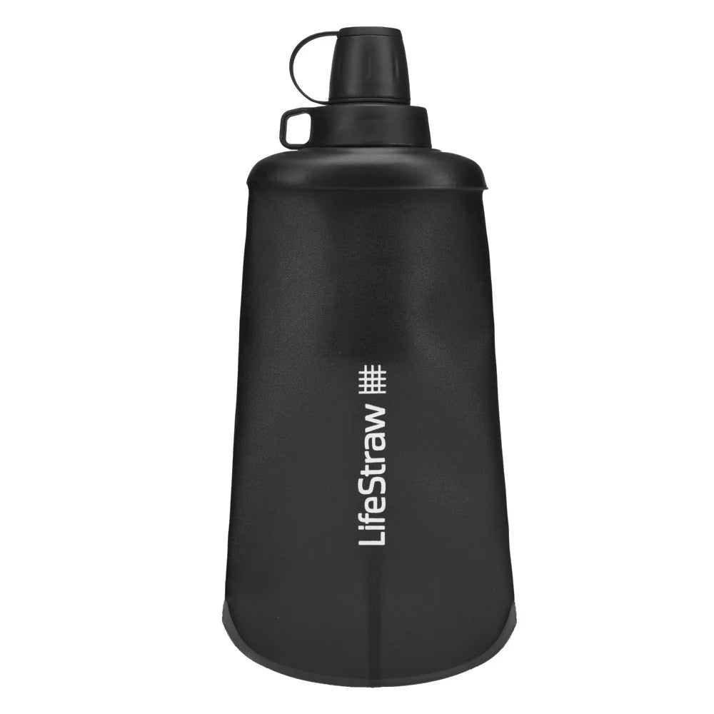 LifeStraw - Peak Squeeze Flaske 650 ml // Mørk Grå fra LifeStraw - billede nr. 1 hos GrejFreak.dk
