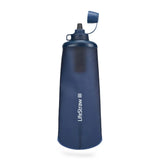 LifeStraw - Peak Squeeze Vandrensningsflaske 1L // Blå fra LifeStraw - billede nr. 1 hos GrejFreak.dk