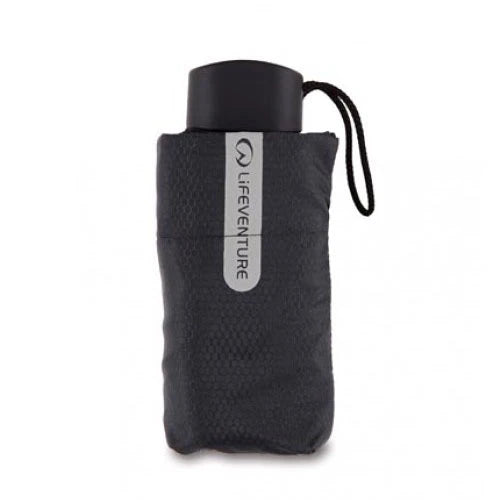 Lifeventure - Trek Umbrella Paraply // Sort - Small-1-XtraGrej