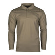Mil-Tec - Tactical Quickdry Langærmet Herre Polo // Olivengrøn-1-XtraGrej