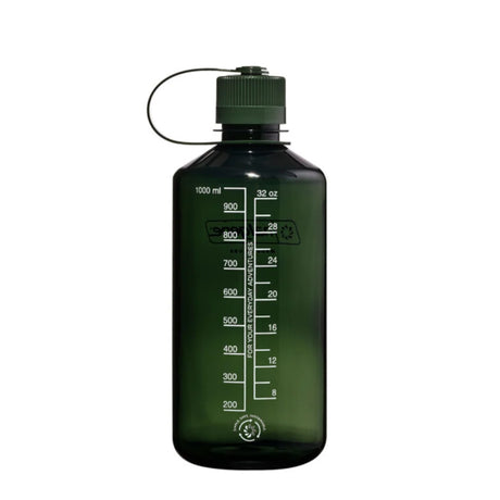 Nalgene - Narrow Mouth Sustain Drikkeflaske 1L // Mørkegrøn-1-XtraGrej