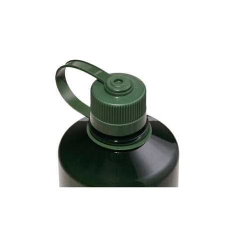 Nalgene - Narrow Mouth Sustain Drikkeflaske 1L // Mørkegrøn-3-XtraGrej