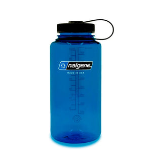Nalgene - Wide Mouth Sustain Drikkeflaske 1L // Blå-1-XtraGrej
