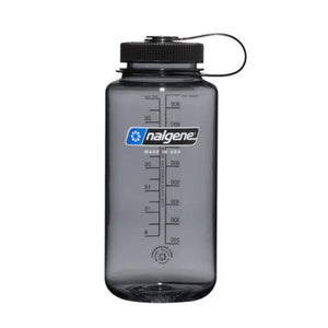 Nalgene - Wide Mouth Sustain Drikkeflaske 1L // Grå-1-XtraGrej