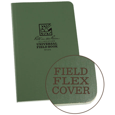 Rite in the Rain - Field-Flex Bound Book // Sort fra Rite in the Rain - billede nr. 2 hos GrejFreak.dk