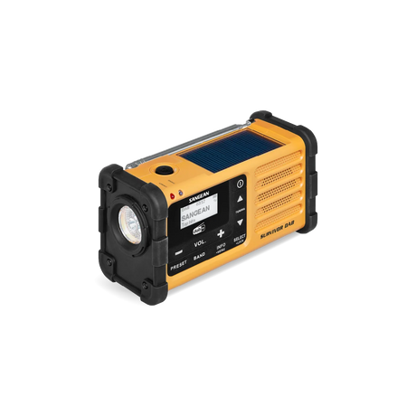 Sangean - MMR-88 DAB+/FM-RDS Multi-Powered Nødradio // Gul-4-XtraGrej