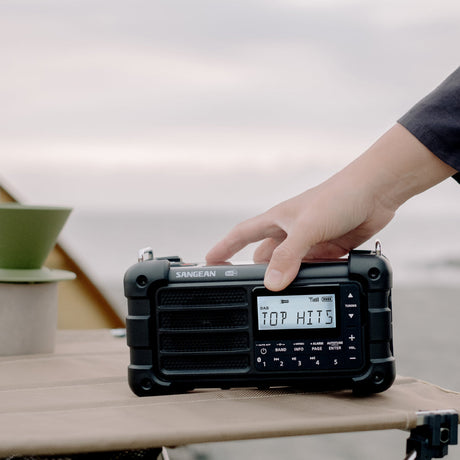 Sangean - MMR-99 DAB+/FM/Bluetooth/AUX - Multi-Powered Digital Nødradio // Sort-7-XtraGrej