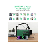 Sunny Hiker - Nødradio m. Powerbank 20.000 mAh-6-XtraGrej