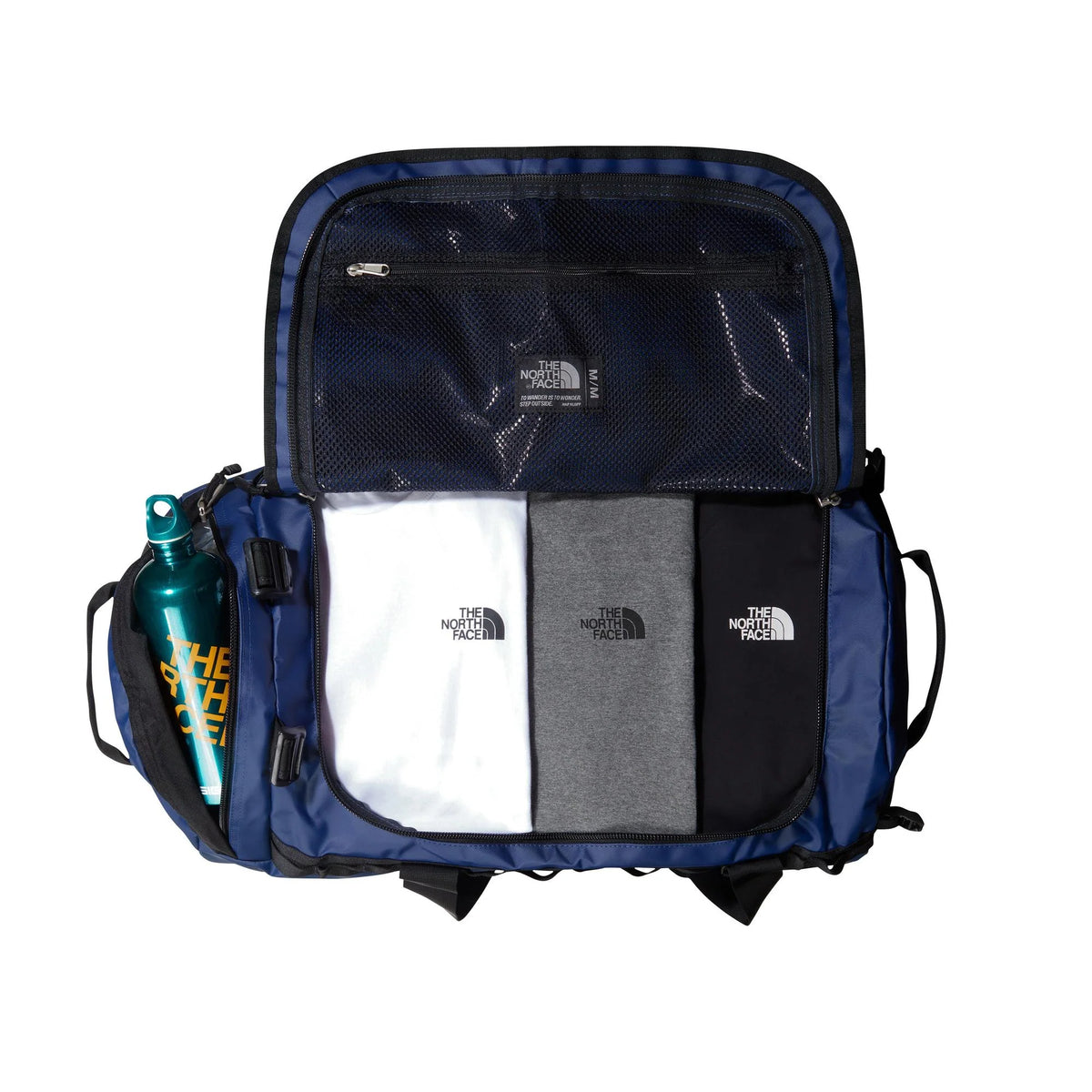 The North Face - Base Camp Duffel Bag Medium 71L // Summit Navy-2-XtraGrej