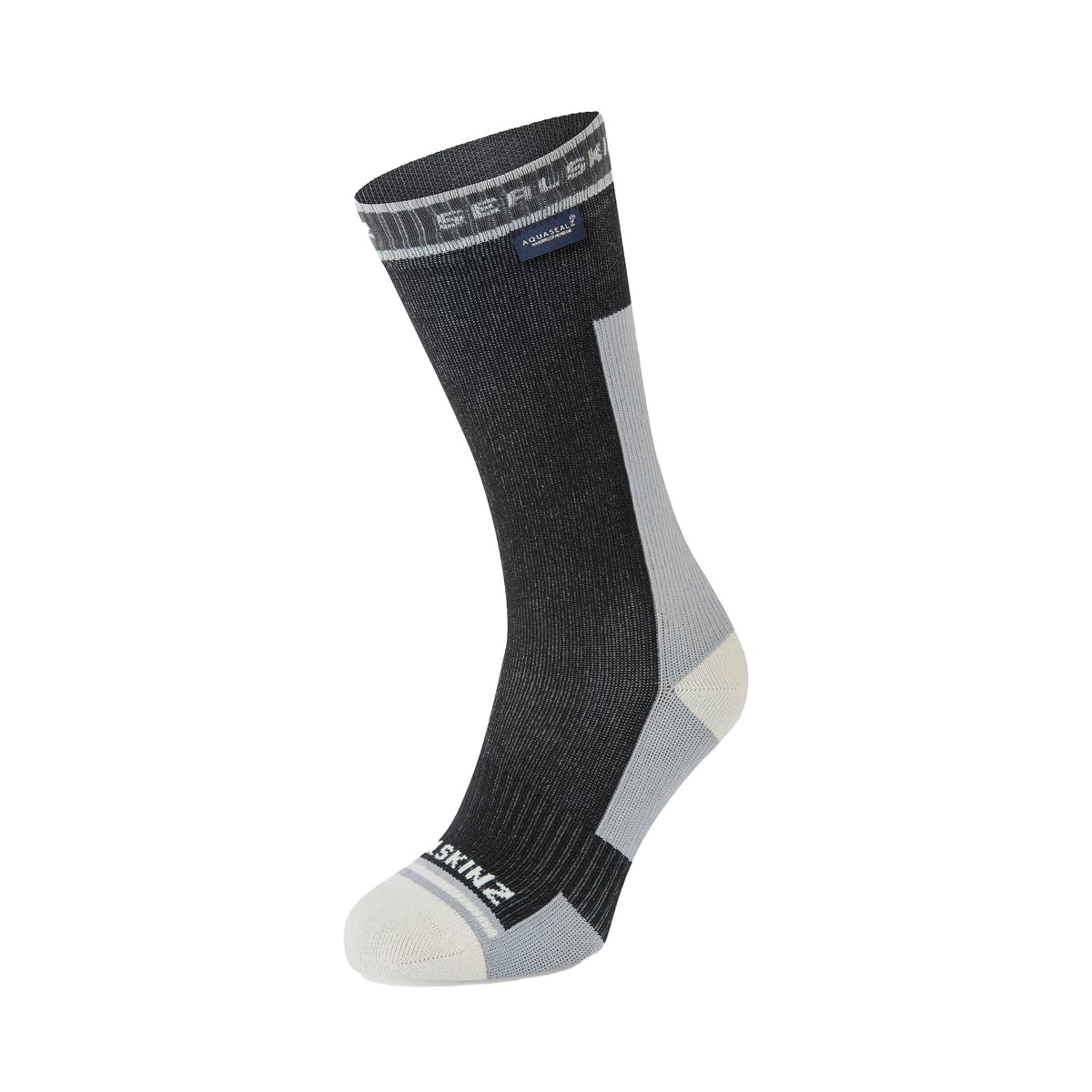 Sealskinz - Holverstone Mid Vandtætte Sokker // Sort fra Sealskinz - billede nr. 1 hos GrejFreak.dk