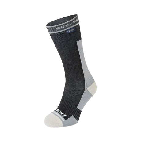 Sealskinz - Holverstone Mid Vandtætte Sokker // Sort fra Sealskinz - billede nr. 1 hos GrejFreak.dk